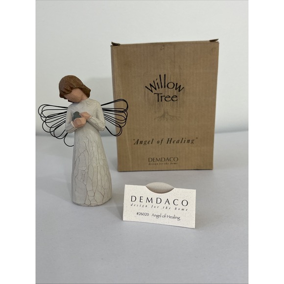 Willow Tree Angel Of Healing Nurturing Songbird Susan Lordi 1999 - Picture 1 of 8
